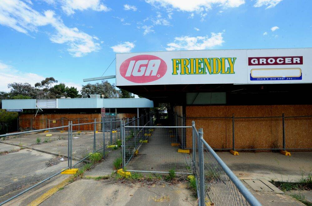 Uncertainty around the redevelopment of the derelict Giralang shops will continue for months. Photo: Melissa Adams