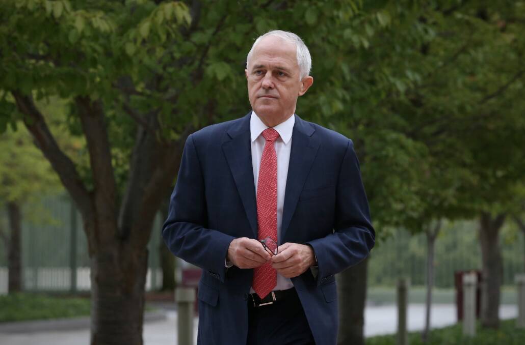 Prime Minister Malcolm Turnbull faces questions over his Snowy Hydro expansion. Photo: Andrew Meares