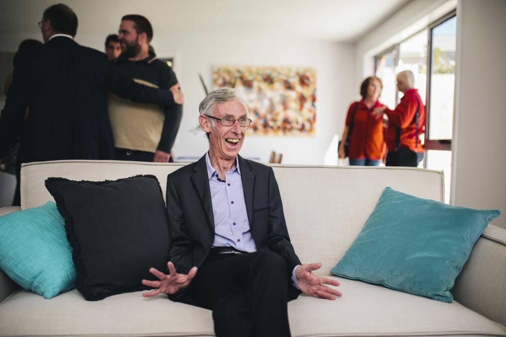 Lee Leary, who has been living with an acquired brain injury for more than 24 years, is about to move into his own home in Latham thanks to Project Independence. Photo: Rohan Thomson