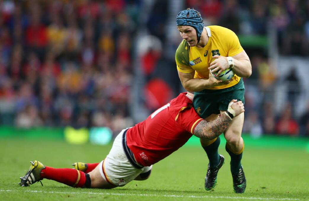 Wallaby star: David Pocock was one of the best for Australia. Photo: Getty Images