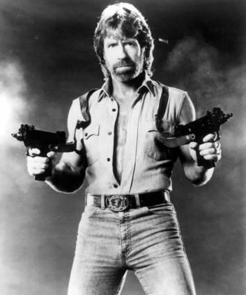 Chuck Norris in Invasion USA.