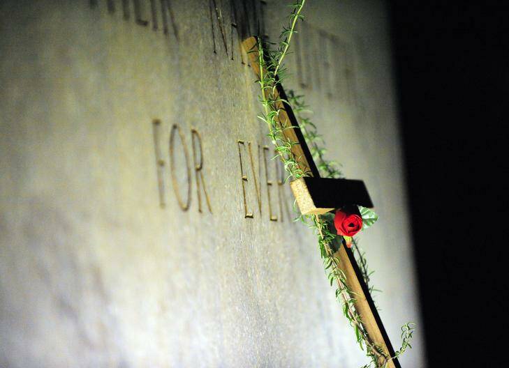 Anzac Day Dawn service 2012 at the Australian War Memorial. Photo: Karleen  Minney