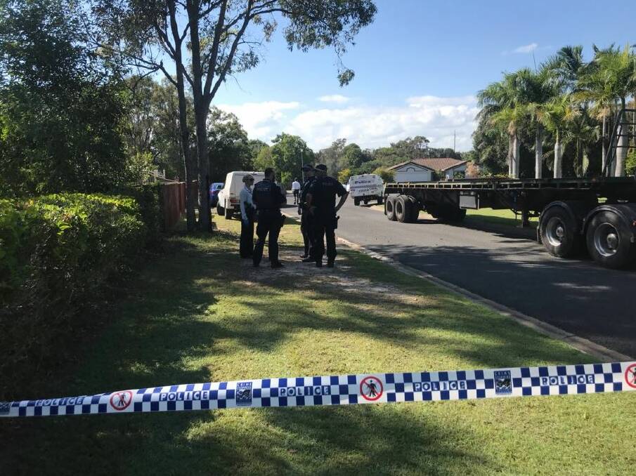 The injured mother and son ran out into the street and flagged down neighbours. Photo: Zoe McLaughlin - Nine News Wide Bay