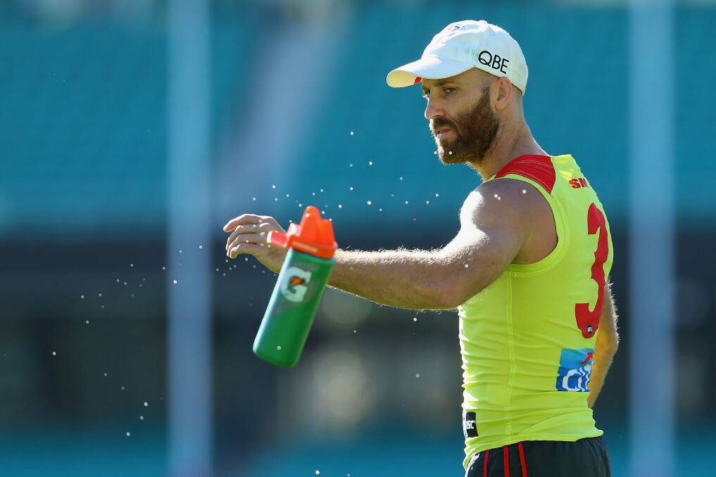 Veteran presence: Jarrad McVeigh has to prove he is fit for the grand final. Photo: Jason McCawley