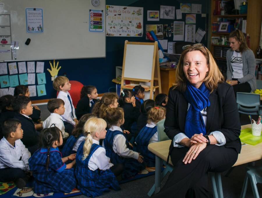 Canberra Christian School principal Bree Hills wants an environment where students are excited about going to school. Photo: Sitthixay Ditthavong