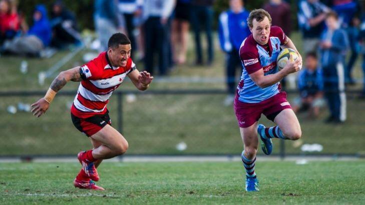 Jesse Mogg in action for Wests. Photo: Rohan Thomson