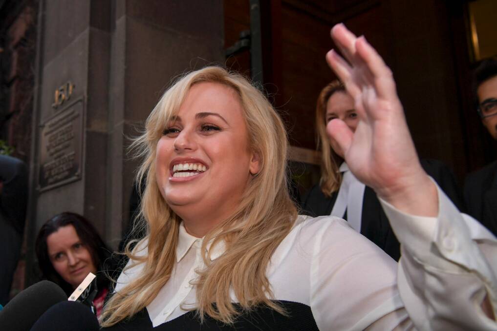 'It's a win for everybody who gets maliciously taken down' - Rebel WIlson outside court. Photo: Eddie Jim