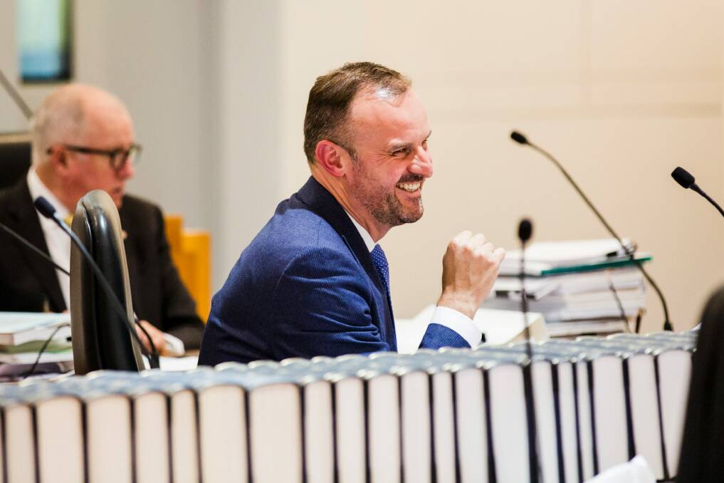 Our hirsute chief minister Andrew Barr. Photo: Jamila Toderas