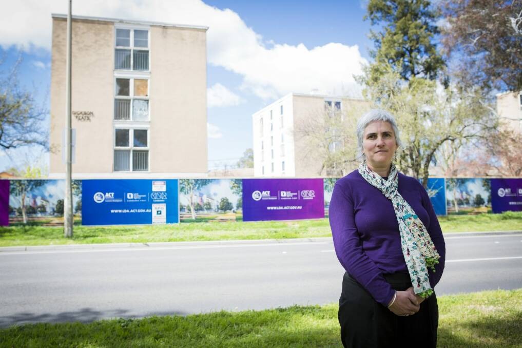 Susan Helyar, from ACTCOSS, wants a greater focus on housing affordability.  Photo: Jamila Toderas