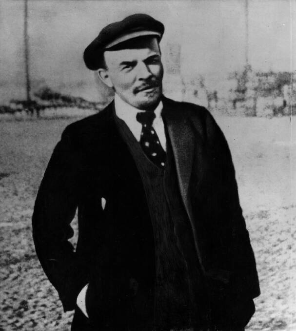 Vladimir Lenin played a senior role in leading the revolution.  Photo: Supplied