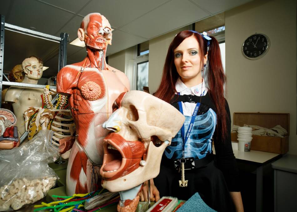 Anatomical services specialist Hannah Lewis. Photo: Sitthixay Ditthavong