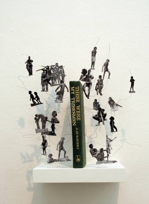 <I>Dis Located</I> by Nicci Haynes in The Peculiar Library at ANCA Gallery. Photo: Supplied