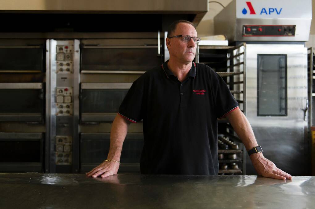 The Yarralumla Bakery's manager Scott Gorham says rent increases means the business is no longer viable. Photo: Jay Cronan