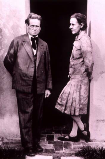 Walter Burley Griffin and his wide Marion Mahony at Castlecrag. Photo: Supplied