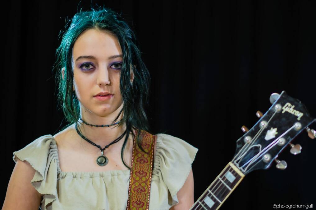 Lead guitarist and songwriter Scarlett McKahey. Photo: Graham Gall