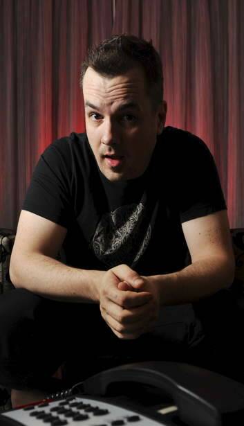 Actor and stand up comedian, Jim Jeffries in Canberra. Photo: Graham Tidy