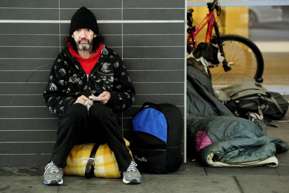 Scott Gray became homeless after a freak accident in 2011. Photo: Melissa Adams
