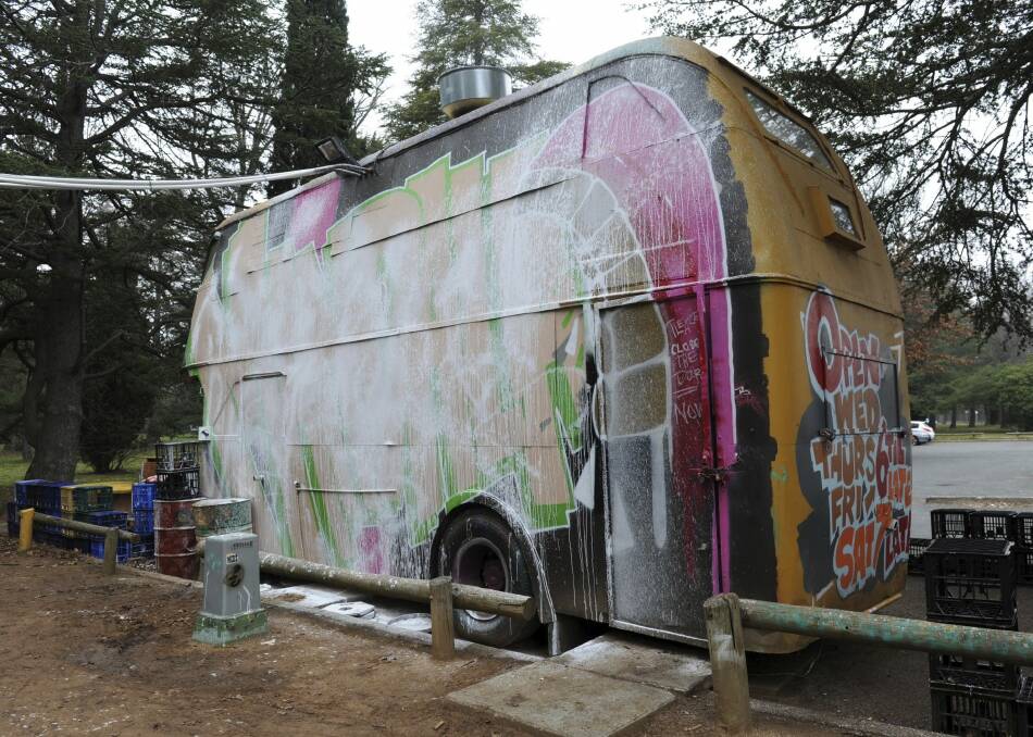 The Mandalay Bus in Braddon is about to get a fresh coat of paint.. Photo: Graham Tidy