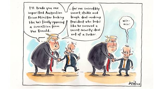 Cathy Wilcox's view: March 13, 2018.