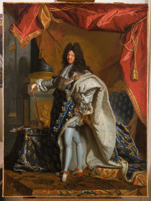 A painting of Louis XIV from the Versailles Palace. Photo: Ch?teau de Versailles