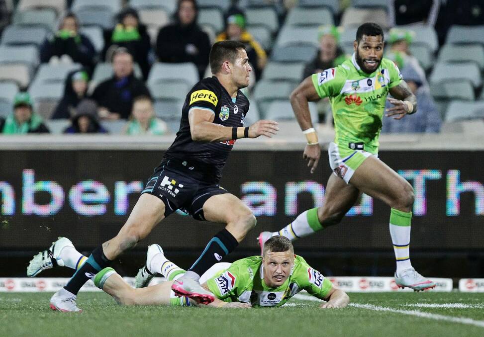 Deputy: Greg Alexander believes Will Smith, left, will keep the No.1 jersey for Penrith. Photo: Stefan Postles