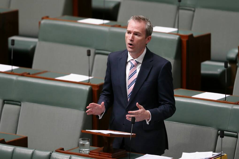 Liberal MP David Coleman has released a plan for fixed, four-year parliamentary terms.  Photo: Alex Ellinghausen