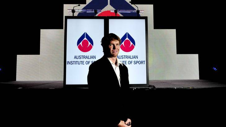 AIS Athlete of the Year joint winner Tom Slingsby. Photo: Jay Cronan