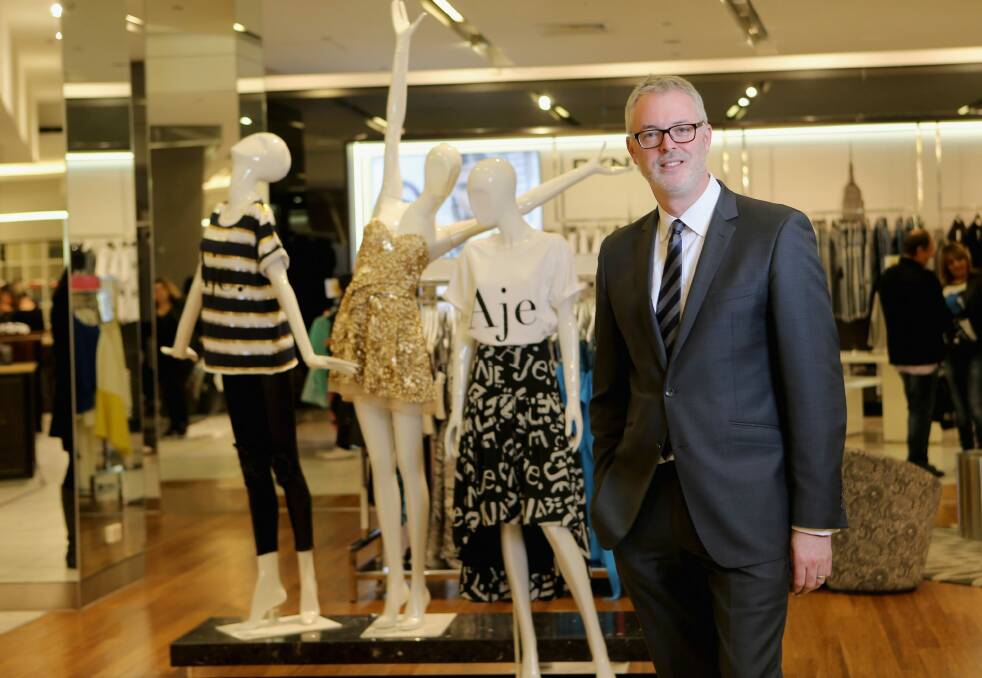 Myer Chief Merchandise and Marketing Officer and deputy CEO Daniel Bracken has introduced Sydney label Aje into the new stable of womenswear brands. Photo: Wayne Taylor