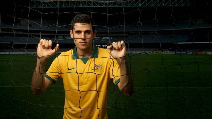 Tom Rogic, ahead of Wednesday's Socceroos selection for the World Cup. Photo: Simon Schluter