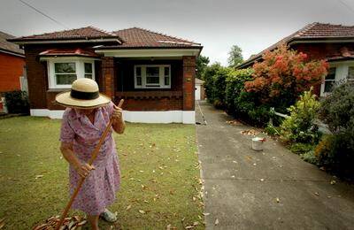 Senior groups have hit out at suggestions older Australians should move out of their homes to make way for younger families. Photo: Michelle Mossop