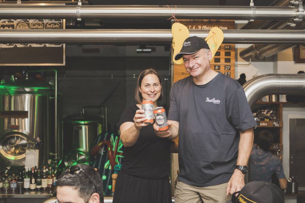 Owners and brewers Tracey Margrain and Richard Watkins.

 Photo: Jamila Toderas