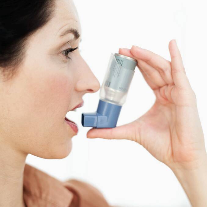 The flu can aggravate asthma, as can cold, dry air.