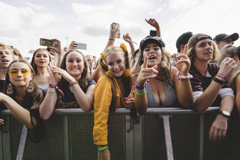 Festival goers endorsed the pill-testing trial taking place.  Photo: Jamila Toderas