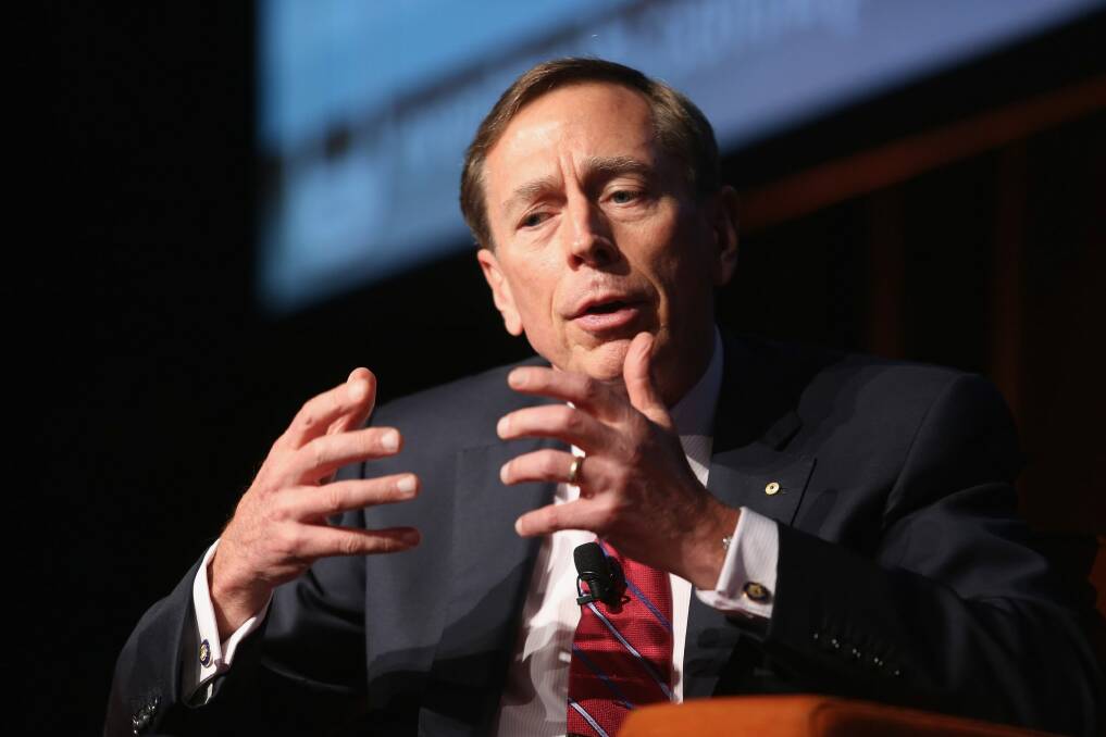 General David Petraeus has moved to reassure Australia and other allies about Donald Trump. Photo: Wayne Taylor