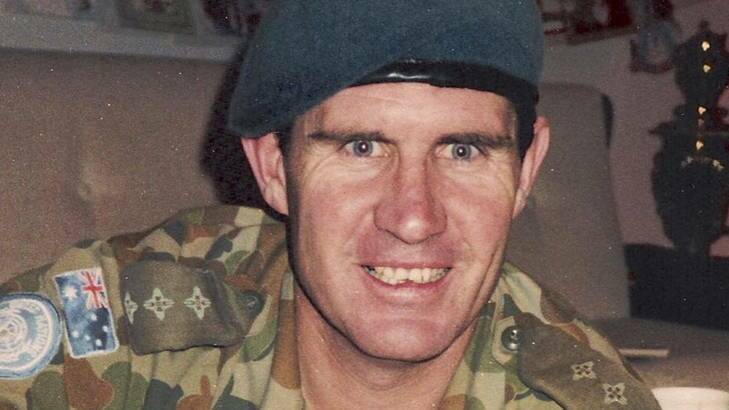 Captain Peter McCarthy, who died on January 12, 1988 while serving as a peacekeeper in Lebanon. His daughter Sarah McCarthy is fighting to have his name included in the Roll of Honour at the Australian War Memorial. Photo: Supplied