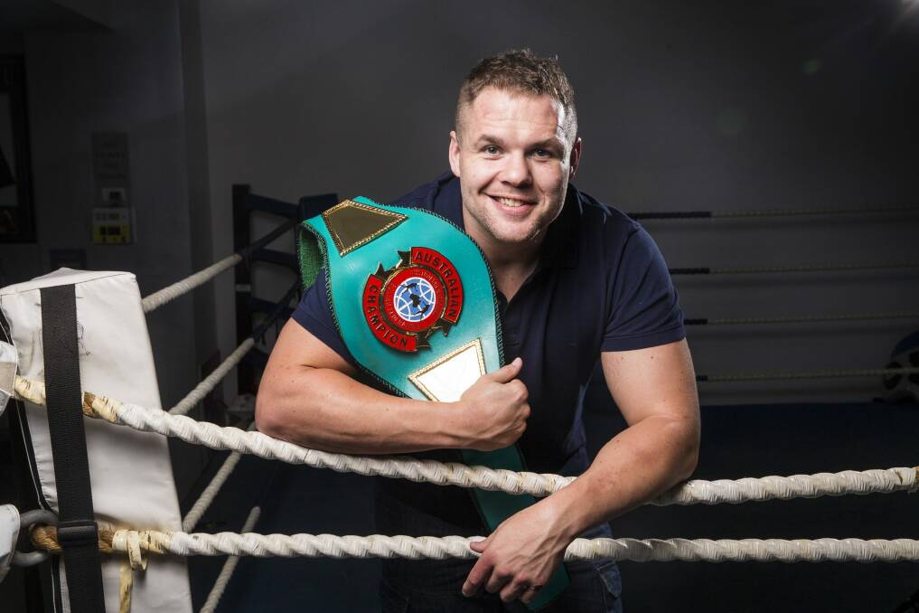 Australia's new heavyweight boxing champion Ben Edwards. Photo: Matt Beford