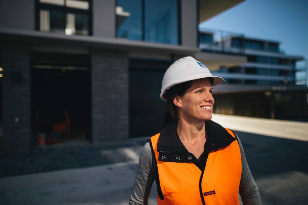 Pip Seldon is hosting workshops around ACT construction sites to coincide with Mental Health Week. Photo: Rohan Thomson