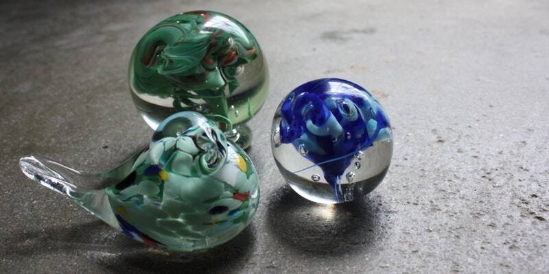 Making your own paperweight is a program designed just for kids at Canberra Glassworks. Photo: Supplied