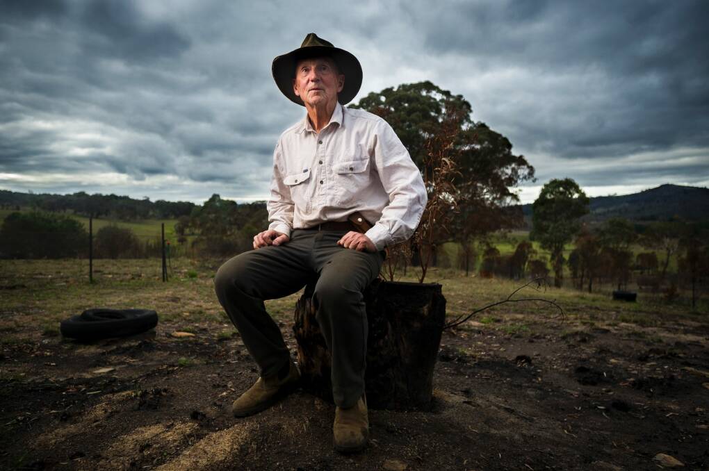 Dr David Coles at his home in Carwoola.  Photo: Dion Georgopoulos