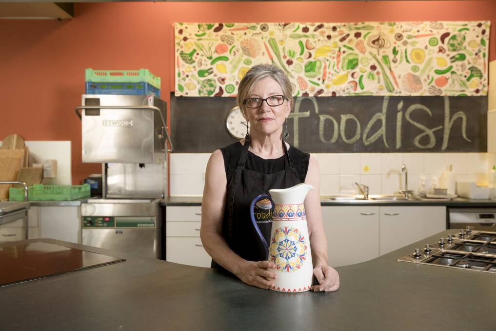 Owner of Foodish, Alaine Chanter, is unsure about how businesses will fare during the Belconnen Markets redevelopment process. Photo: Sitthixay Ditthavong