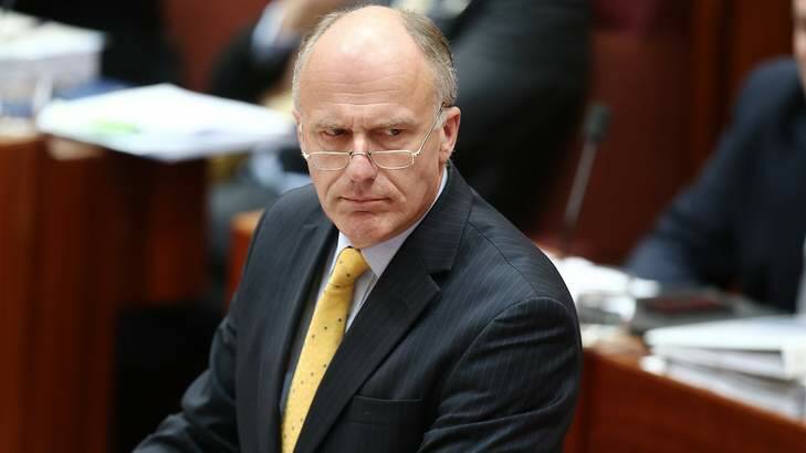 The office of Eric Abetz would not rule out the 0 per cent position. Photo: Alex Ellinghausen