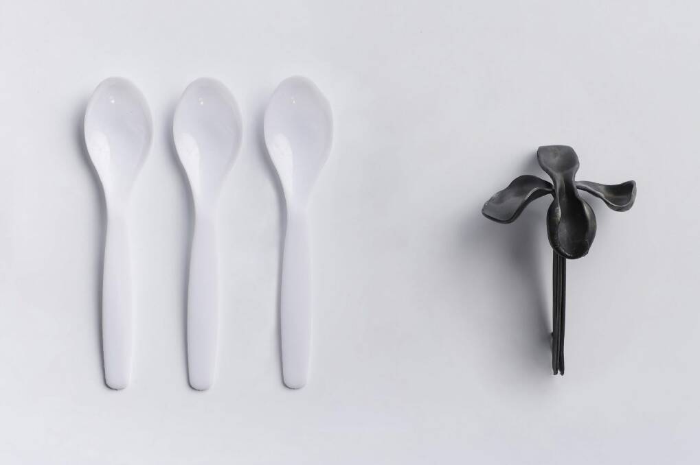 <i>Travels with my spoons</i>, by Tithi Kutchamuch (2014). Photo: supplied