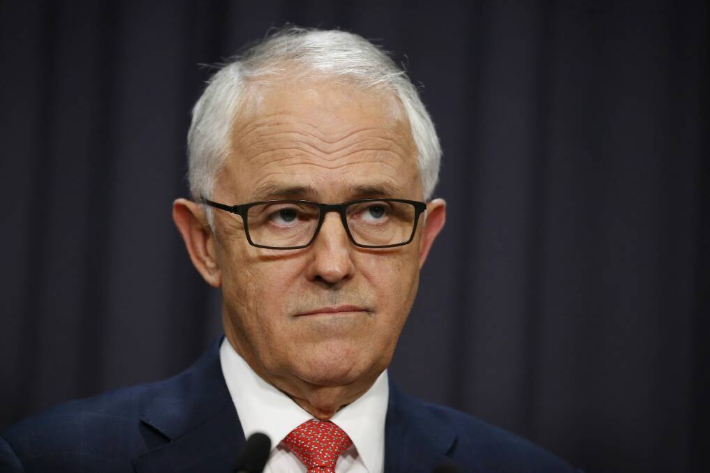 The commission of inquiry bill could prove to be a real test for Prime Minster Malcolm Turnbull. Photo: Alex Ellinghausen