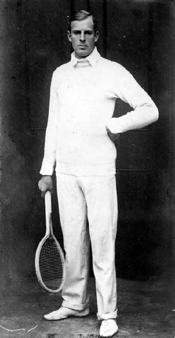 Multiple Wimbledon champion Anthony Wilding in 1910.