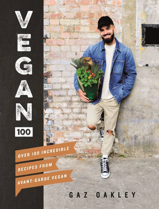 Cover photo of book 'Vegan 100' by Gaz Oakley. Photo: Adam Laycock