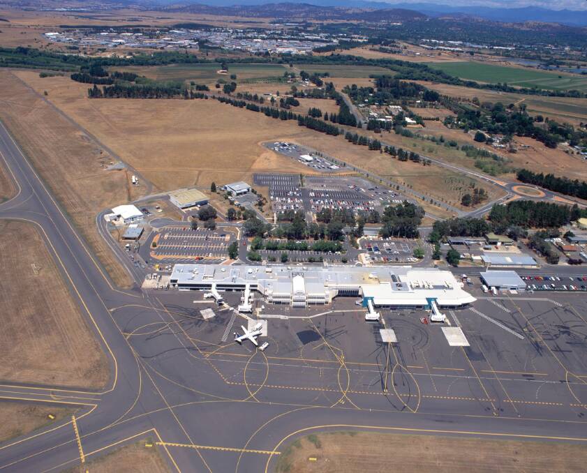 Canberra Airport from above in 1998. Photo: Supplied