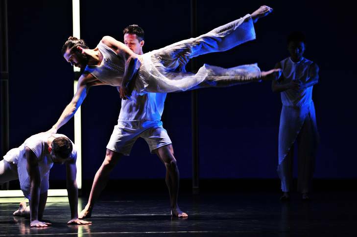 Sydney Dance Company perform Rafael Bonachela's The Land of Yes & The Land of No at the Canberra Theatre. Photo: Jay Cronan
