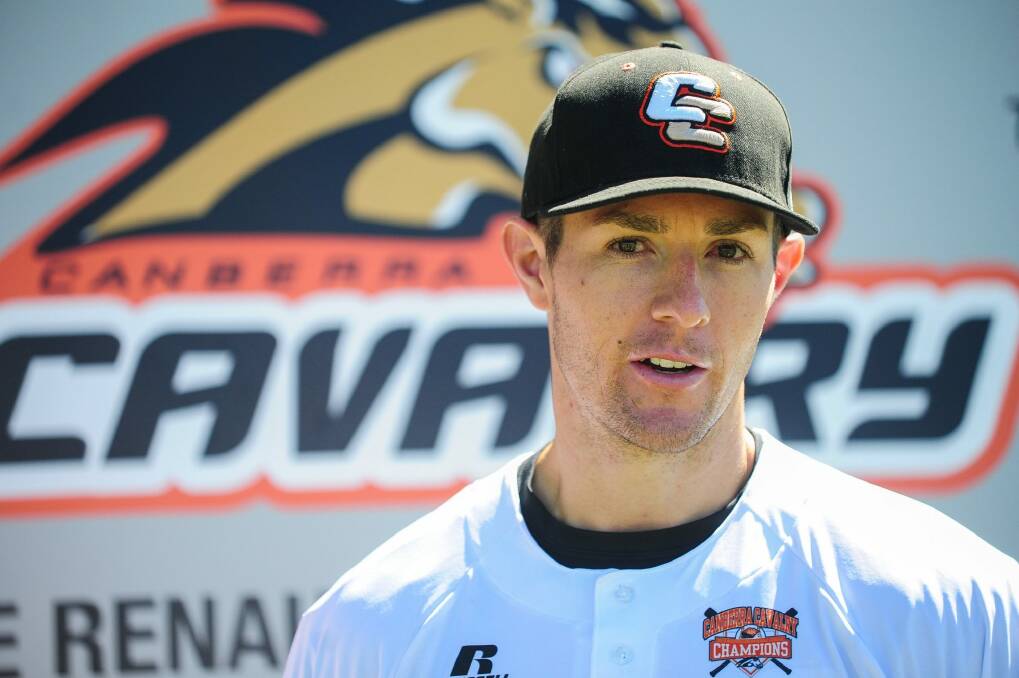 Canberra Cavalry manager Michael Collins. Photo: Katherine Griffiths