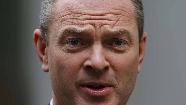 Education minister Christopher Pyne has previously criticised what he describes as too little emphasis on ''the non-Labor side of our history'' in the school curriculum. Photo: Andrew Meares