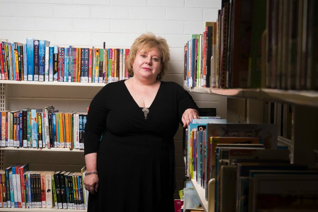 Director of Libraries ACT Vanessa Little. There are barriers that prevent homeless people from borrowing library books, Ms Little said.  Photo: Dion Georgopoulos